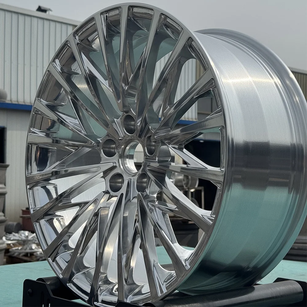 

19 20 21 22 Inch Alloy Car Wheels 5x120 Forged Racing Car Wheels Custom Polished Monoblock Wheels For Range Rover