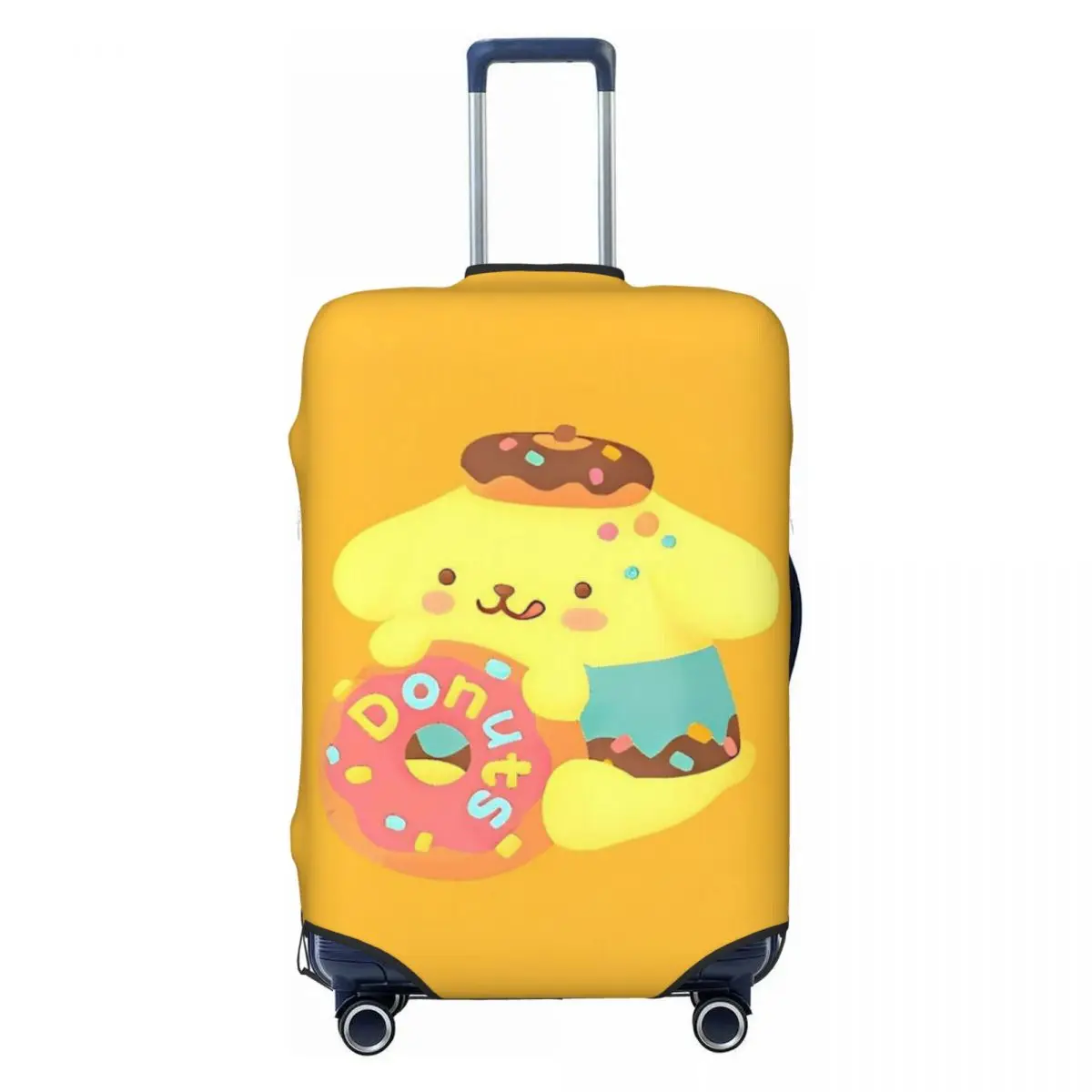 

Pom Pom Purin Cartoon Anime Suitcase Cover Holiday Business Elastic Luggage Accesories Protection