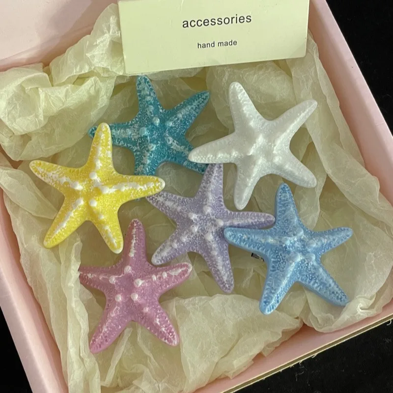 

Ocean Simulation Shell Starfish Edge Clip Hairpin Seaside Vacation Mermaid Princess Headwear Girls Women Hair Accessories