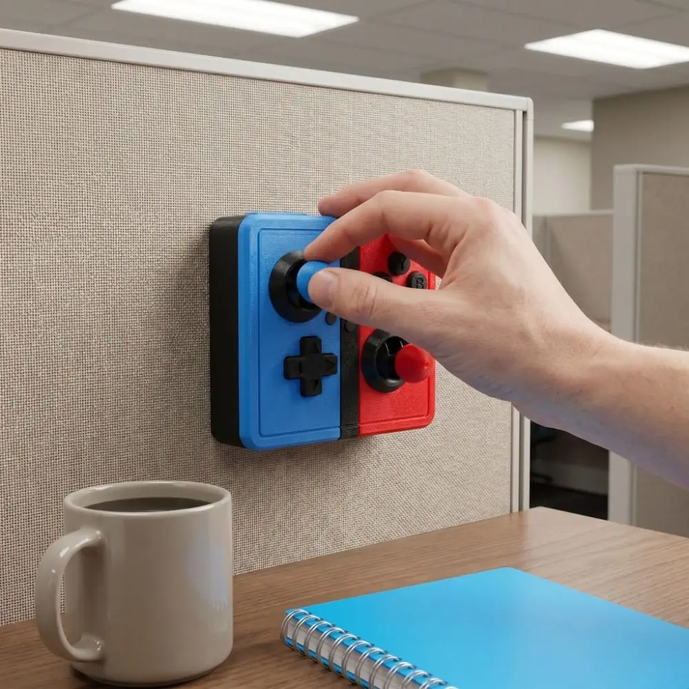 Creative Light Switch Guard Covers Retro Arcade Games Self-Adhesive Joystick Switch Stickers Waterproof Decorative