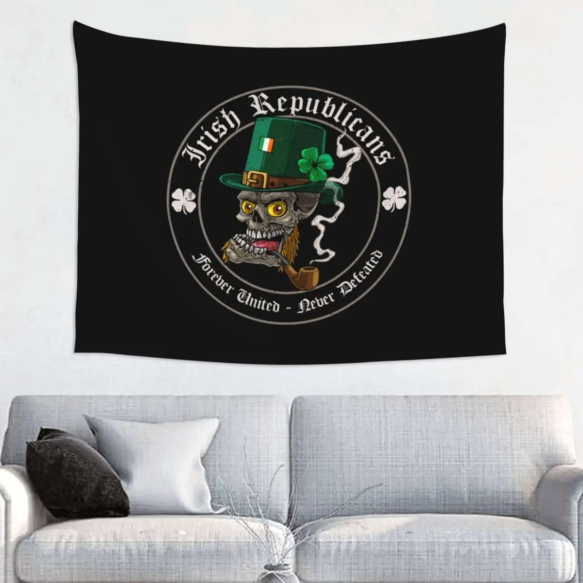 Irish Republicans Tapestries for Living Room Ireland Flag Hippie Wall Hanging Tapestry Home Decor