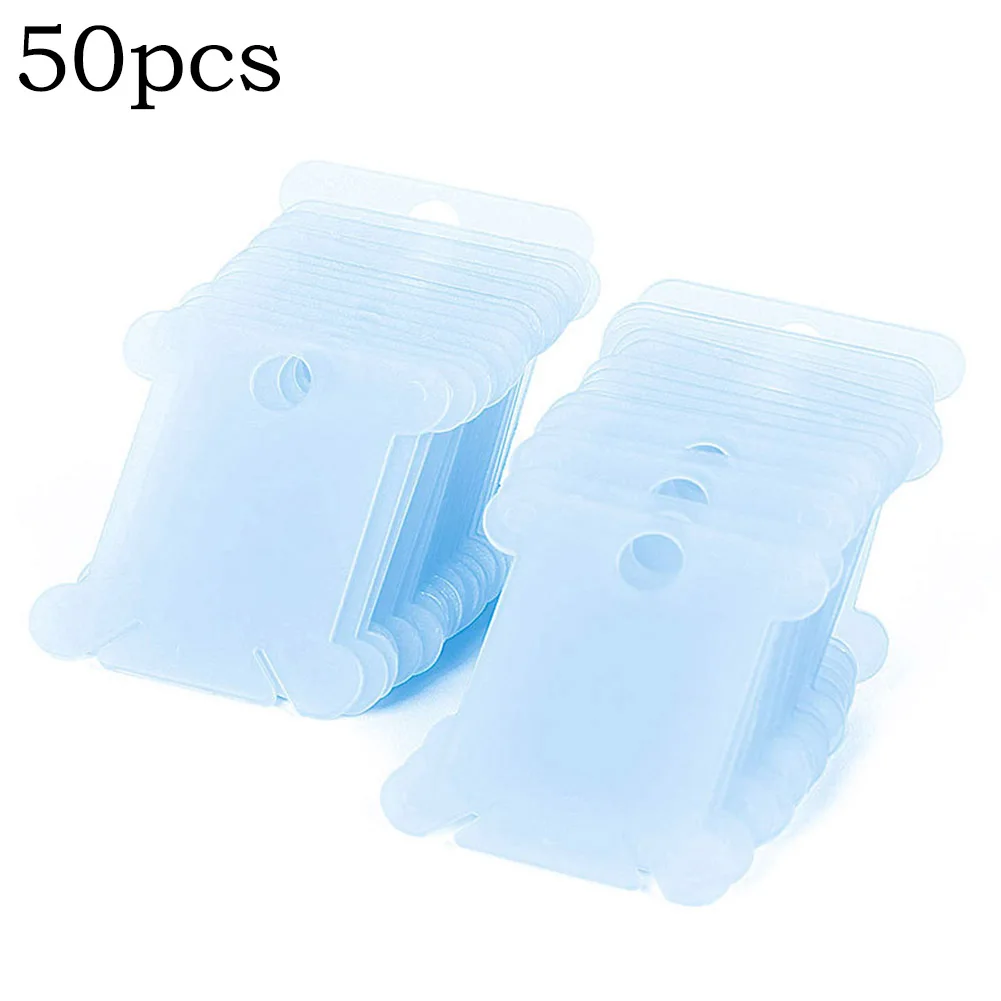 Easy Thread Storage Solution  100PCS Plastic Bobbins Spool Thread Card  Keep Your Embroidery Floss Neat and Tidy