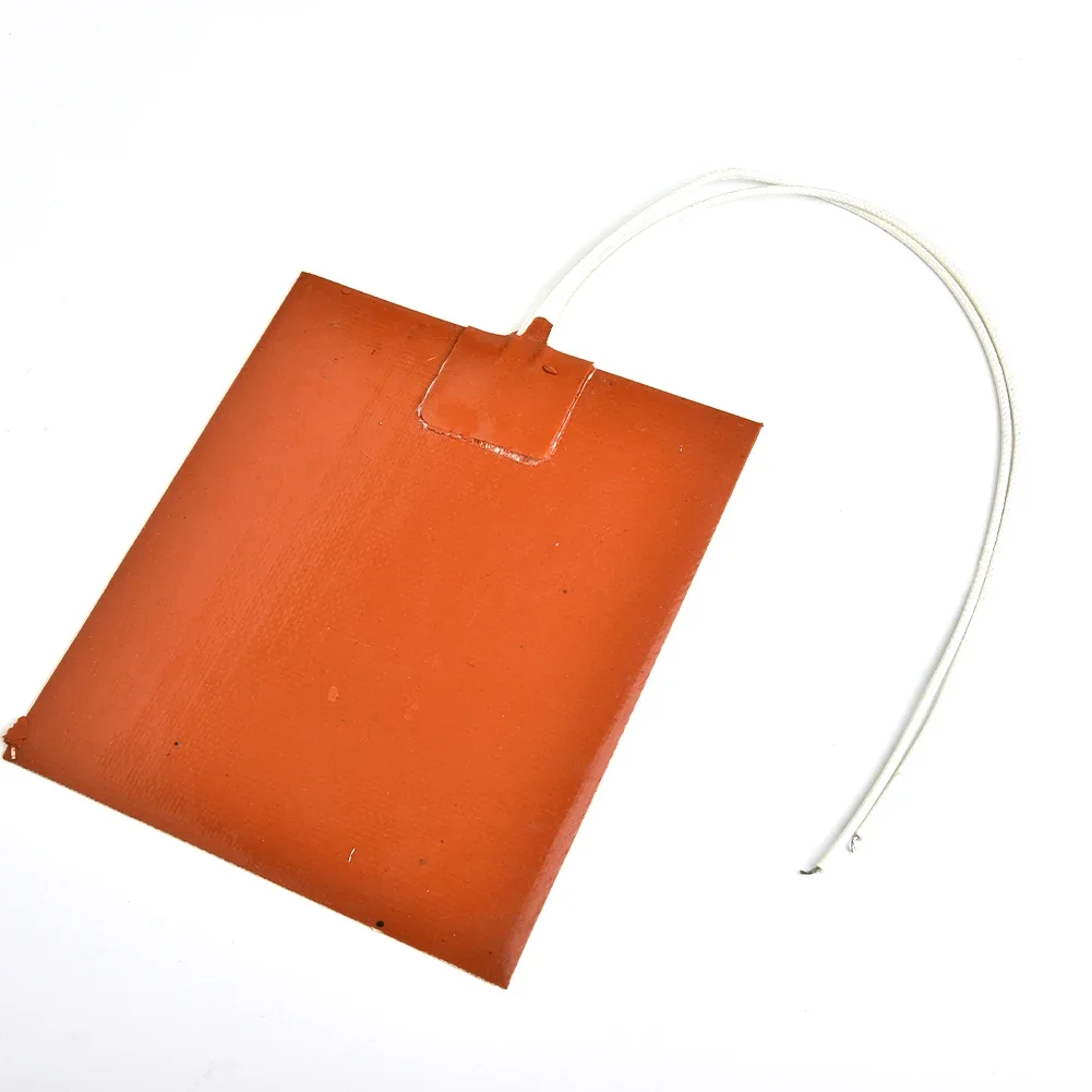 1Pc 12V 12W 100x120mm Riscaldatore In Silicone di Calore Rapido Auto Strumento Del Motore Del Carburante Per La Stampante Letto Riscaldato Tappetino Riscaldante accessori di riscaldamento