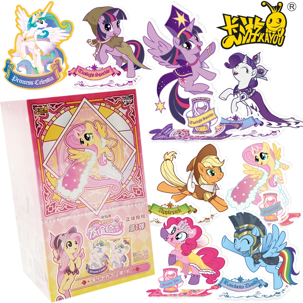 

KAYOU Genuine My Little Pony Acrylic Stand Figure Unique Personality Charm Desktop Peripheral Ornaments Decoration Fans Gifts