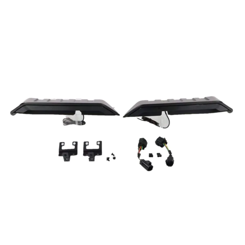 

July King LED White Reversing Light + Brake Lights + Night DRL + Yellow Turn Signals Compatible for Jeep Wrangler JK 07-17