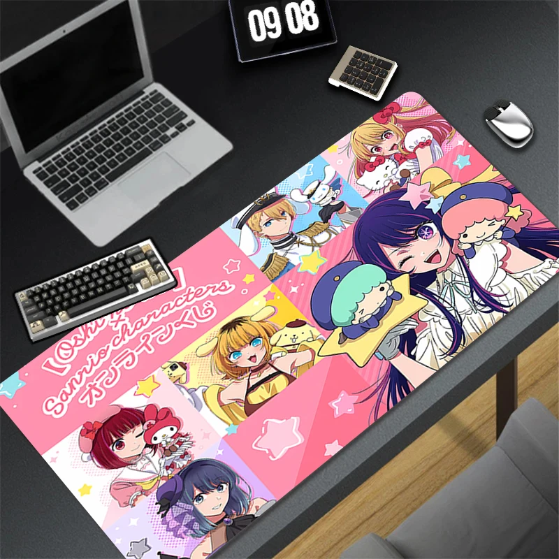 Pattern Game Mousepad Cute Pad Rubber Mouse Mat Desk Gaming Non Slip Table Mat PC Gamer Cabinet S-sanrio Mousepad Keyboard Pad
