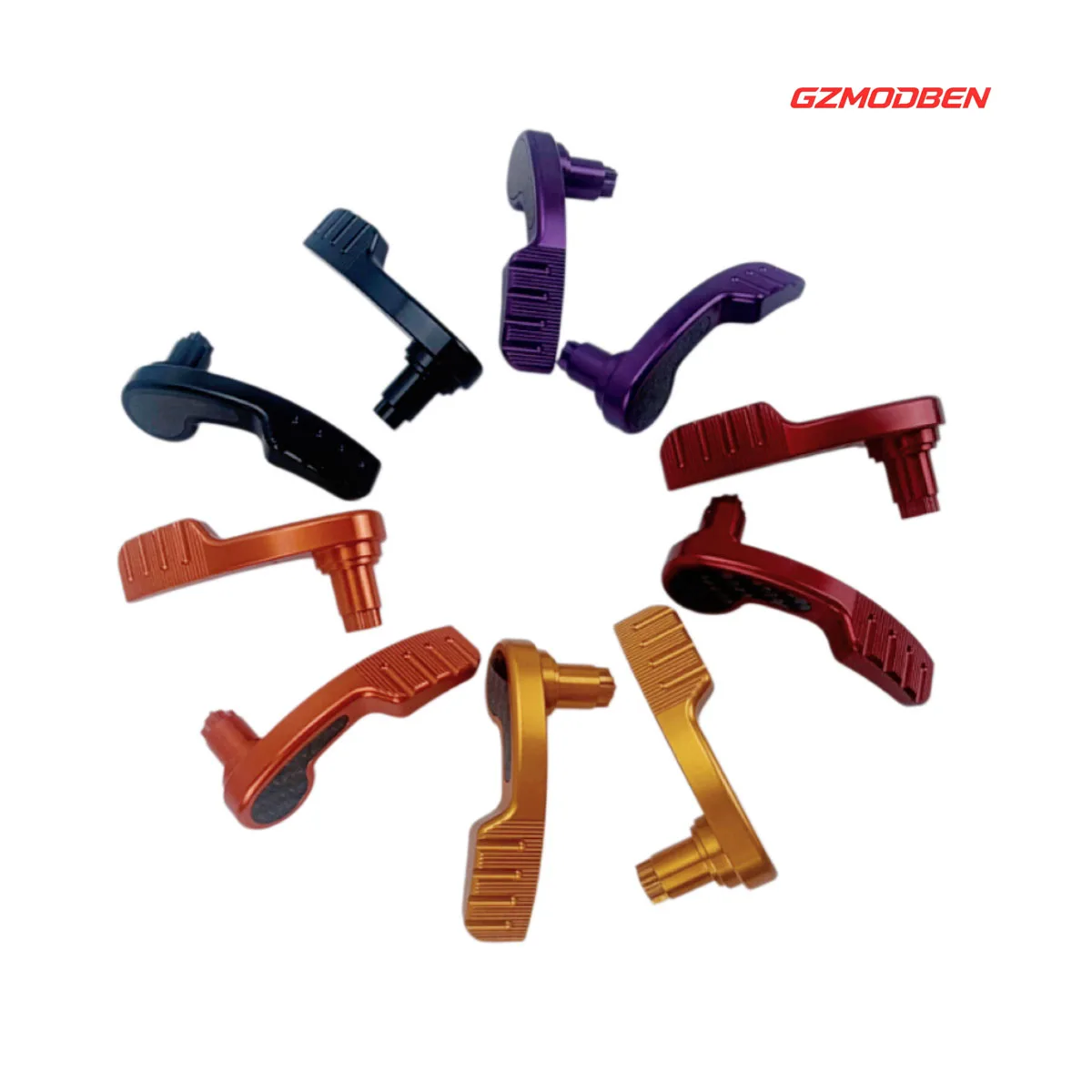 GZMODBEN motorcycle saddle buckle lifter kit, embedded with high-quality carbon fiber decoration.