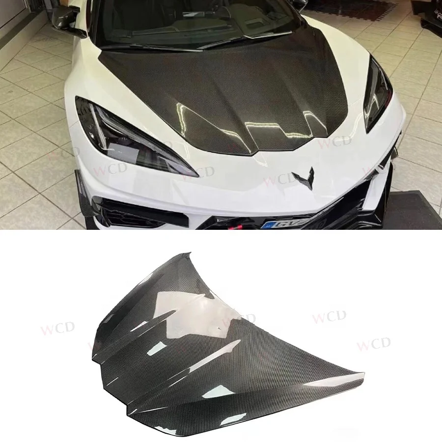 

Carbon Fiber ST Style Front Hood for Chevrolet Corvette C8 Engine Hood Bonnet