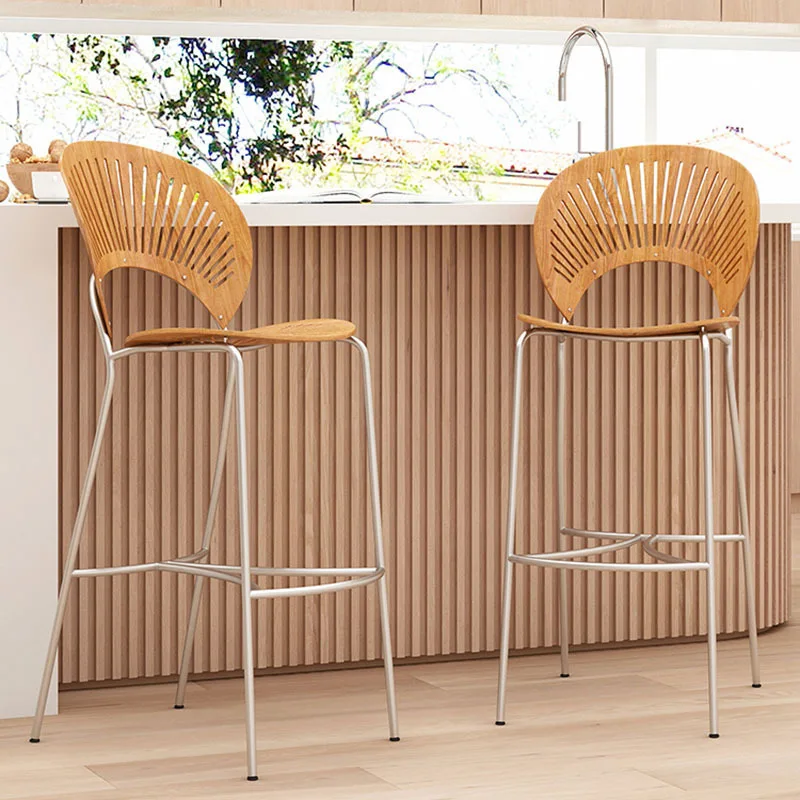 Banqueta de cozinha barata, cadeira nórdica, design moderno, leve, móveis de bar, barbeiro, salão de beleza, cafeteria alta