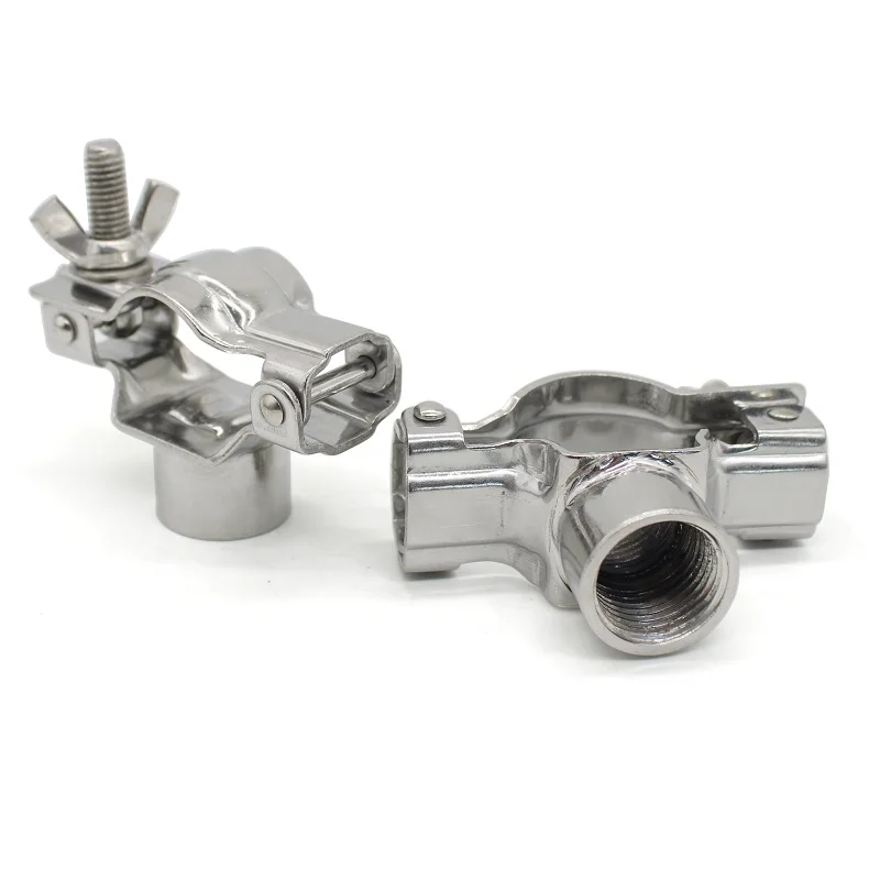19mm-102mm304 Edelstahl Rohr Aufhänger Rohr Clamp Rohr Clamp Interne Gewinde Rohr Aufhänger Hausgemachte