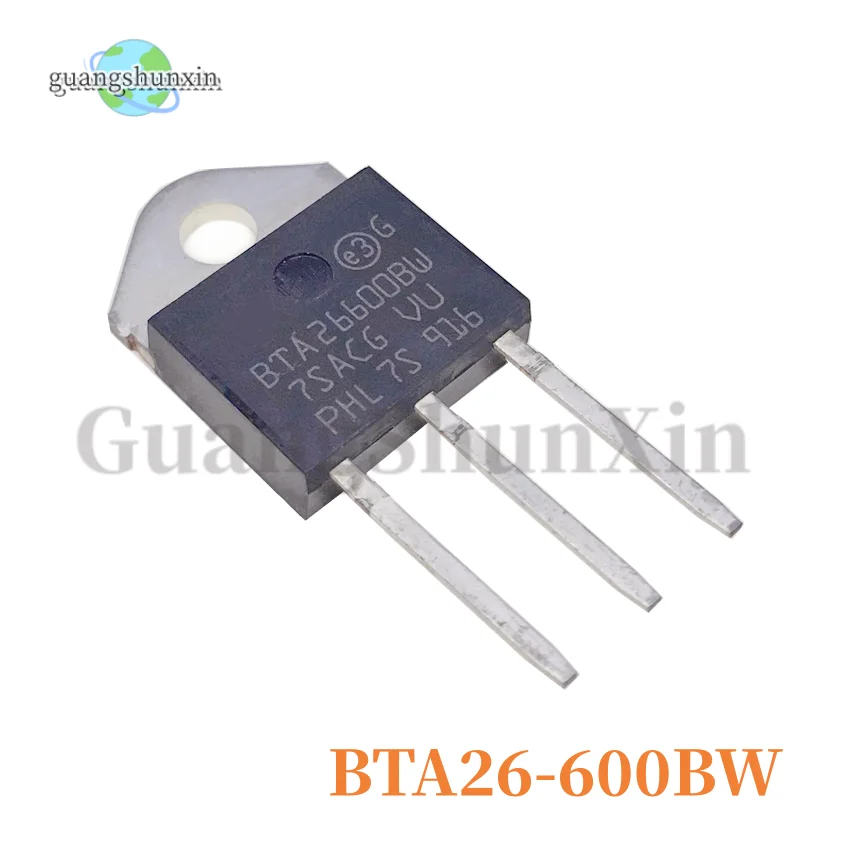 10PCS BTA26-600B BTA26-700B BTA26-800B BTA26-1200B BTA26-600BW BTA26-800BW BTA41-1000B BTA41-1200B TO-3P Triac high-power