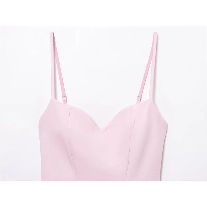 Sukienki Letnie Damskie 2025 Nowe Eleganckie Dopasowane Sukienki Mini na Ramiączkach typu Tube Top Moda Uliczna Młodzieżowa Sukienka Wakacyjna