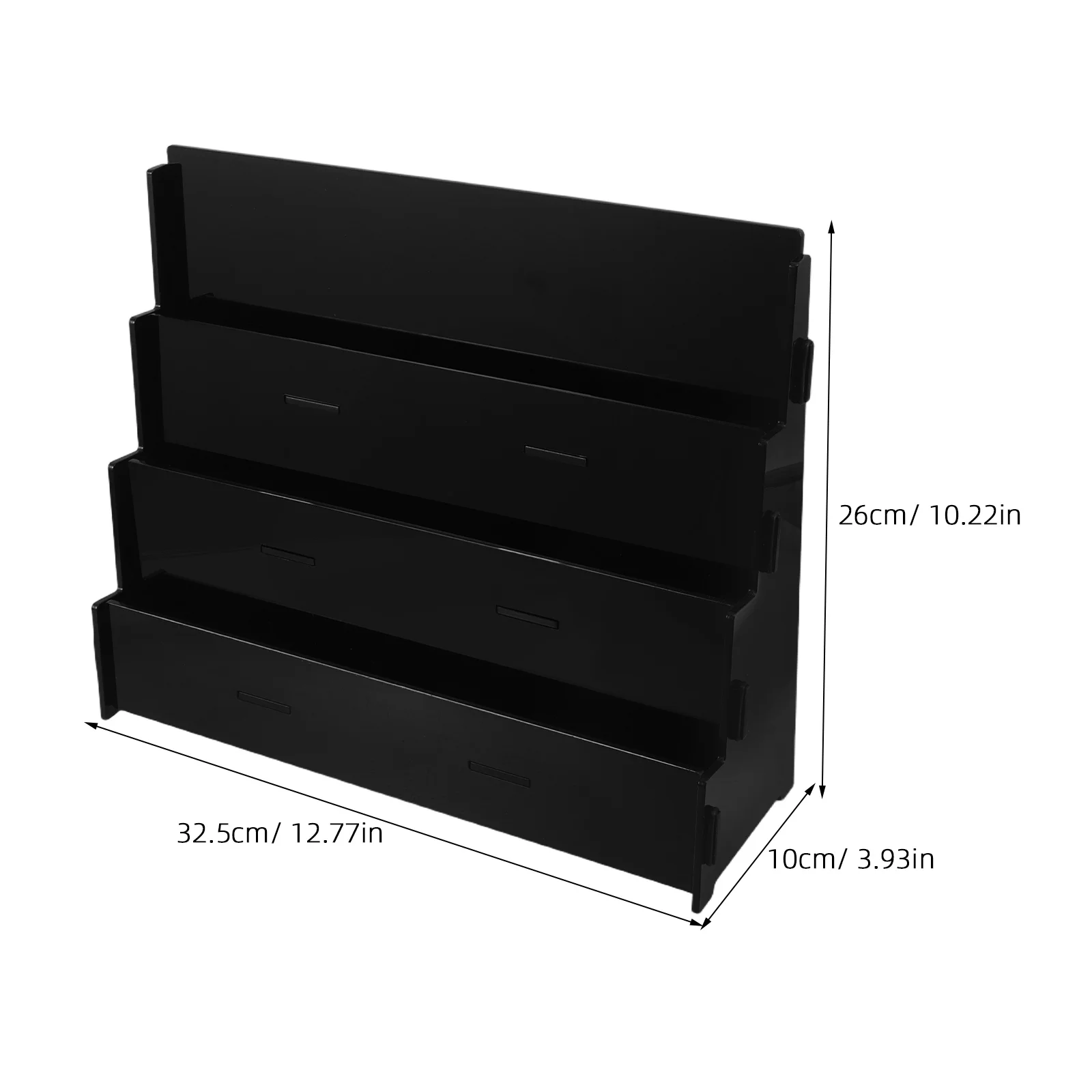 Suporte de Exibição de Cartões de Beisebol em Acrílico com 3 Camadas, Organizador Transparente para Coleção de Cartões Esportivos