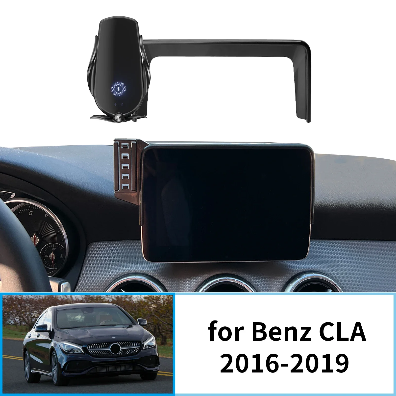 

for Mercedes-Benz CLA 2016-2019 C117 (8.0in) Car Mobile Phone Holder Accessories GPS Bracket Navigation Stand Auto