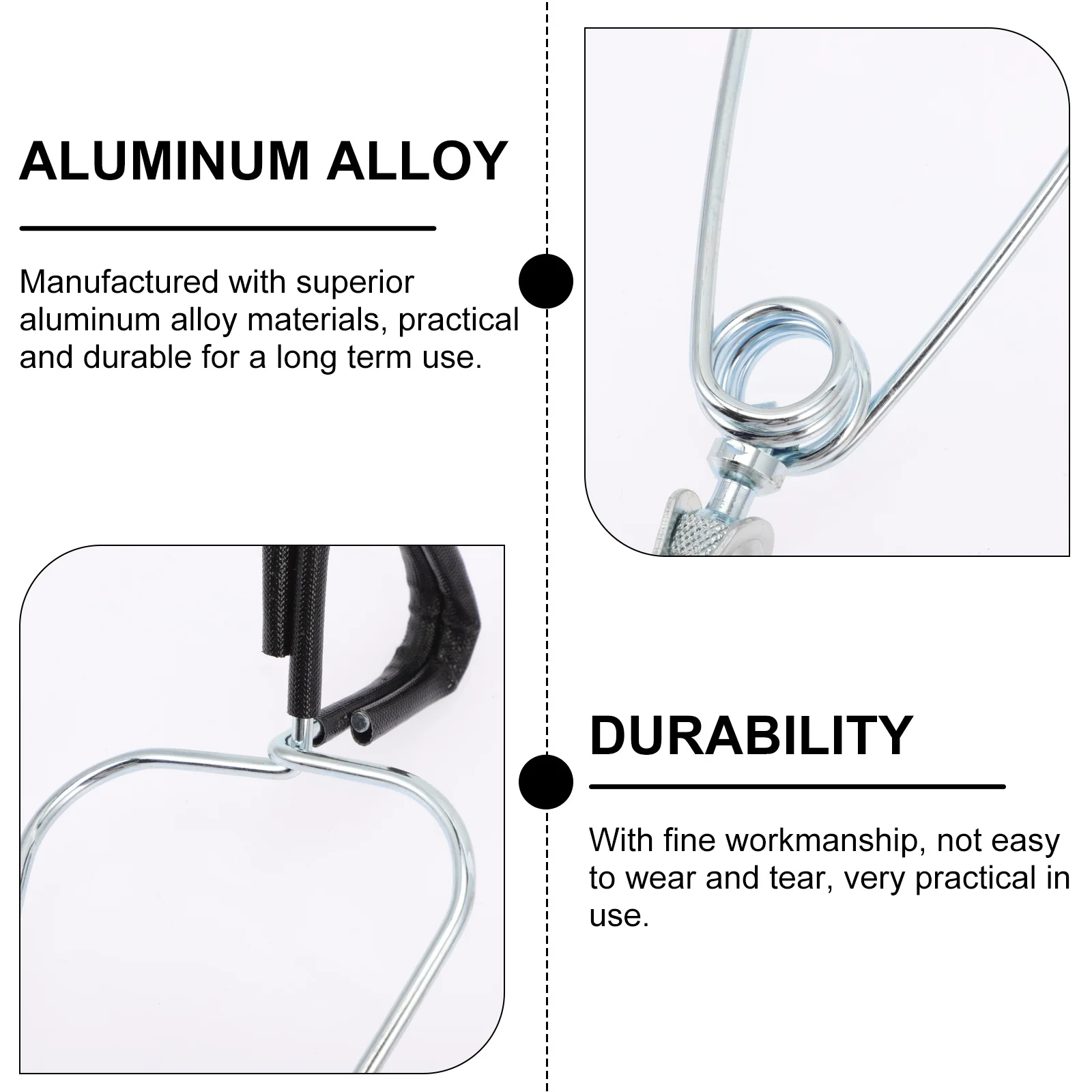 Reptilien-Lampenclip aus Aluminiumlegierung, langlebig, starker Griff, Haustier-Lampenschirm, Ständer für bärtige Drachen, Geckos, Eidechsen