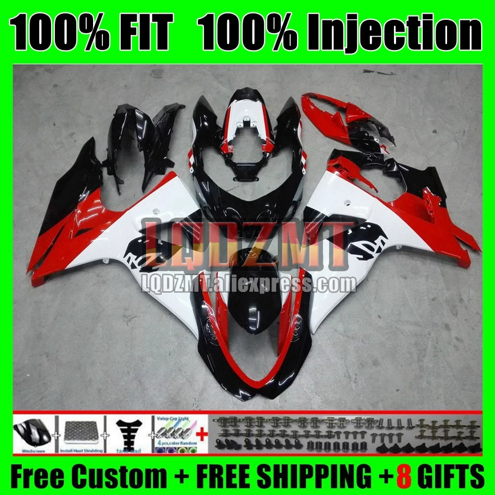 K9 For SUZUKI GSXR1000 Graffiti red GSXR 1000 09 10 11 12 13 15 16 15No.12 GSXR-1000 2009 2010 2011 2012 2013 2015 2016 Fairing