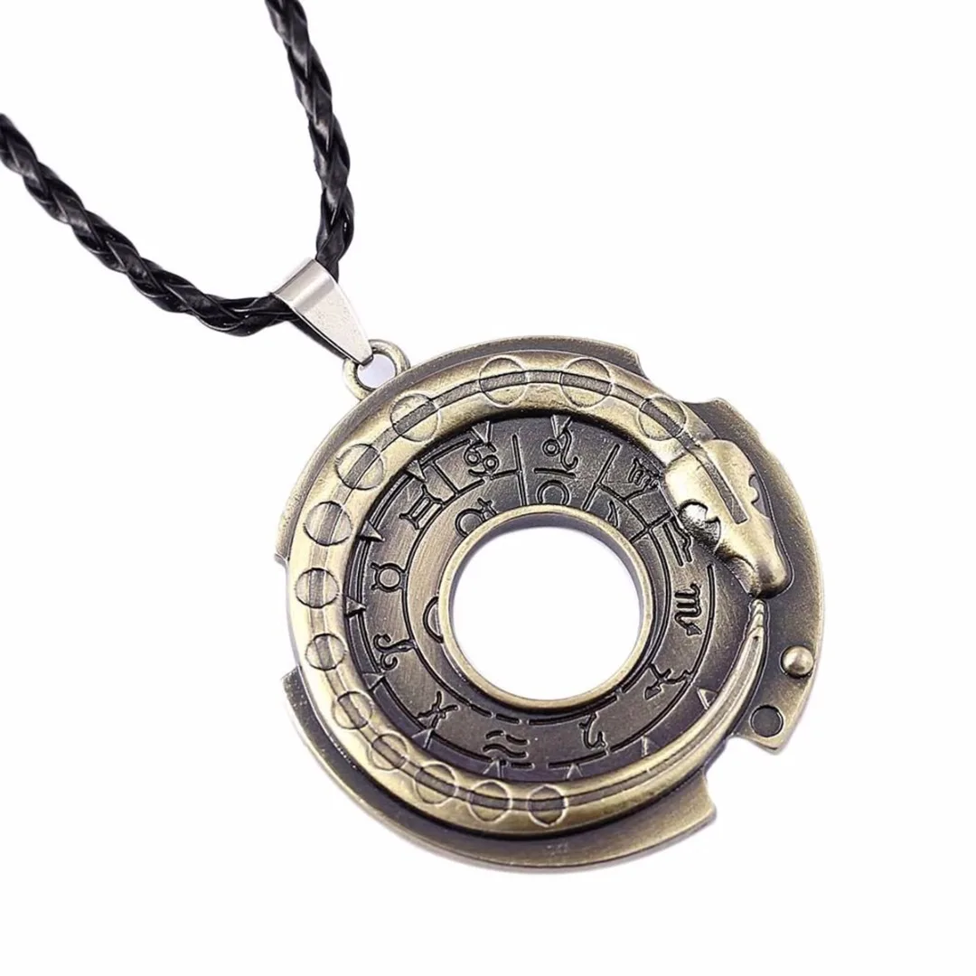 Unisex Amulet Pendant Talisman Necklace Metal Jewelry Lucky Protective