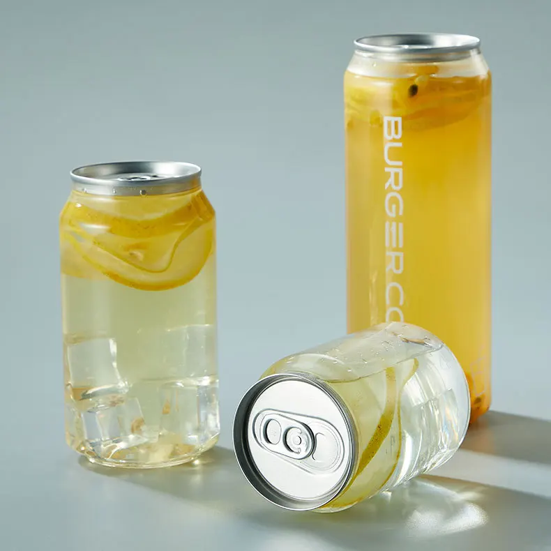 

10Pcs 330ml Water Drinks Bottles Milk Tea Cup Pet Bottle Ring-pull Cans Packaging Bottles Food Packing Storage Beverage Juice