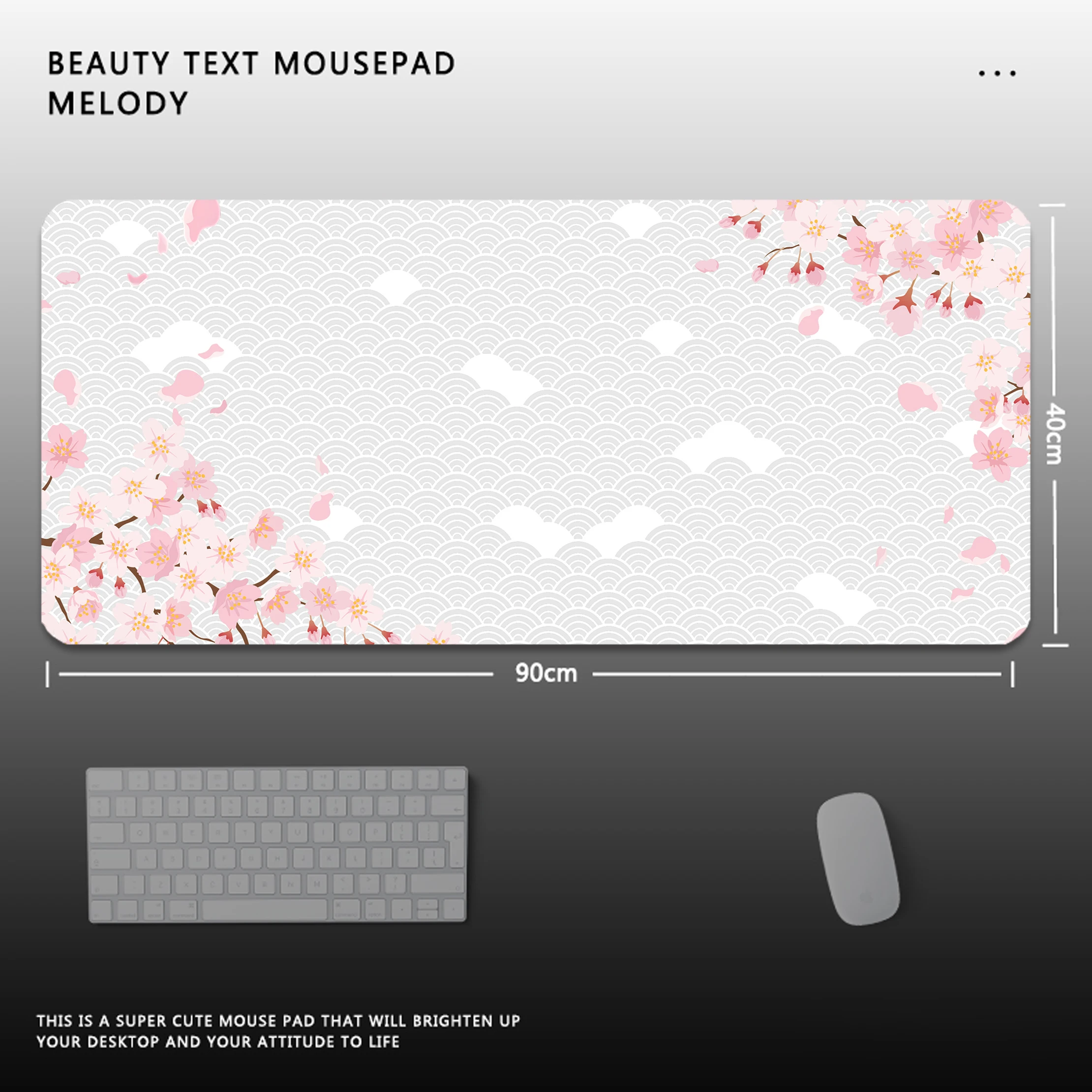 

Sakura Mouse Pad Keyboard Mousepad XXL Large Mouse Mats Game Gaming Accessories Office Computer PC Gamer Laptop Desk Mat