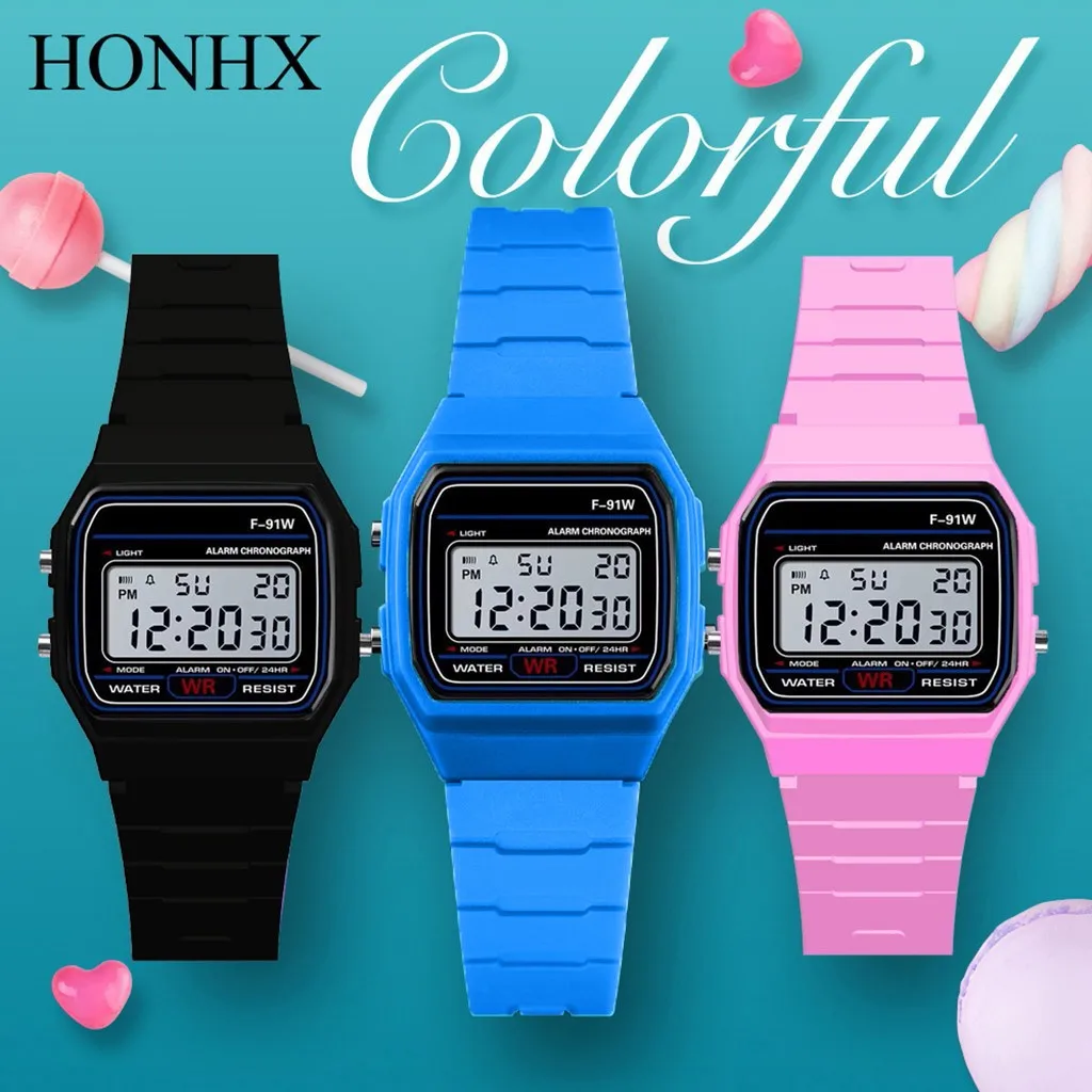 Fashion Men Women Watches Led Digital Sport Watch Lover'S Gift Clock Children Kid'S Wristwatch Female Clock Relojes Para Hombres
