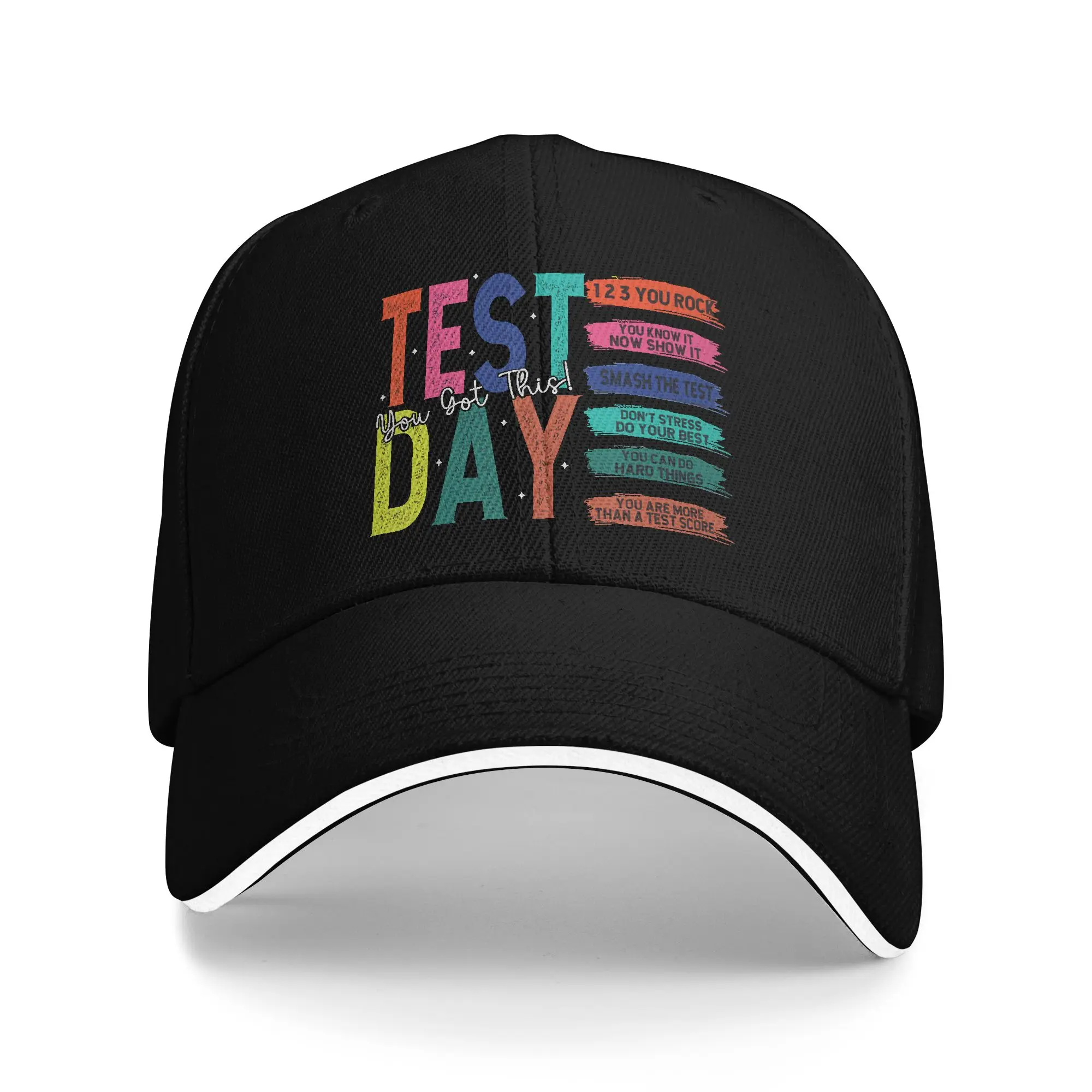 Test Day You Got This for Student Kids Teacher State Testing Baseball Cap Summer Unisex Trucker Hat High Quality  Baseball Caps