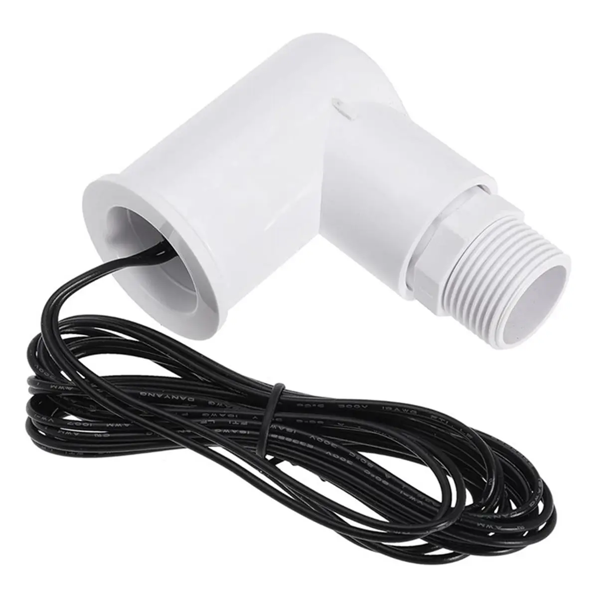 【MUST-HAVE LIST】 Float Switch L-Shape with Adaptor and Wire Water Float Switch for HVAC Drain Pan Condensate Outlet