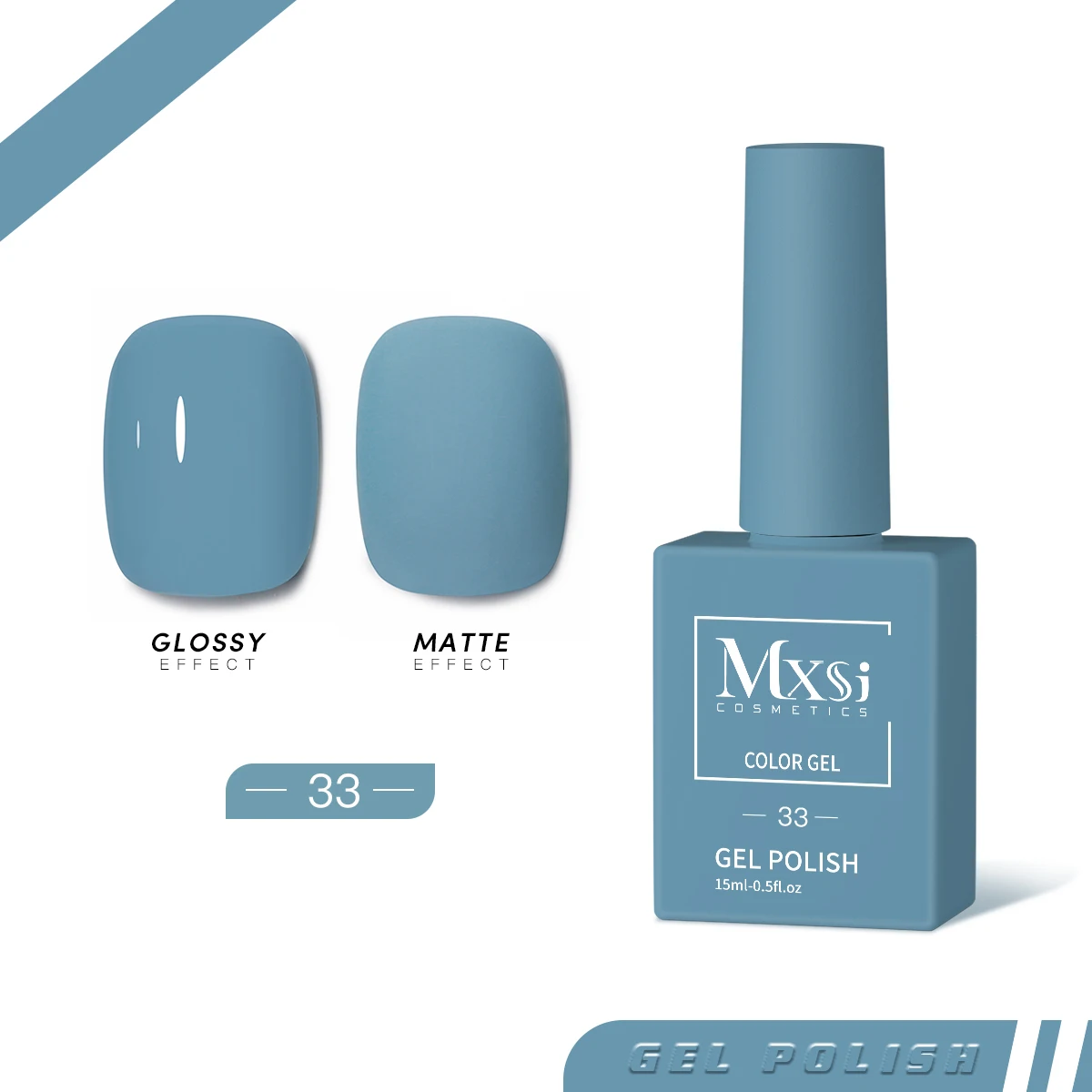 Mxsi 15 ml Gel-Nagellack, Neonbraun, Königsblau, Rot, Grün, Pastell, Nude, Nail-Art-Lack, Gel-Lack, Decklack, UV-Gel-Nagel, nicht eingestellt