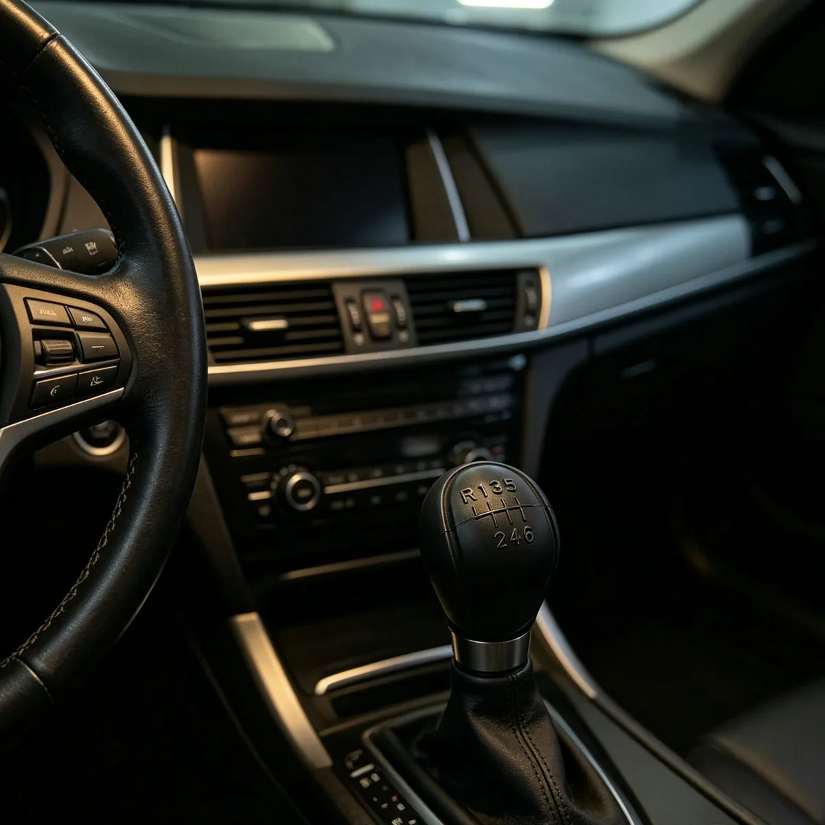 Black Car Manual Gear Shift Knob Cover 6-Speed Gear Shift Grip Handle Silicone Covers Protective Slip Accessories
