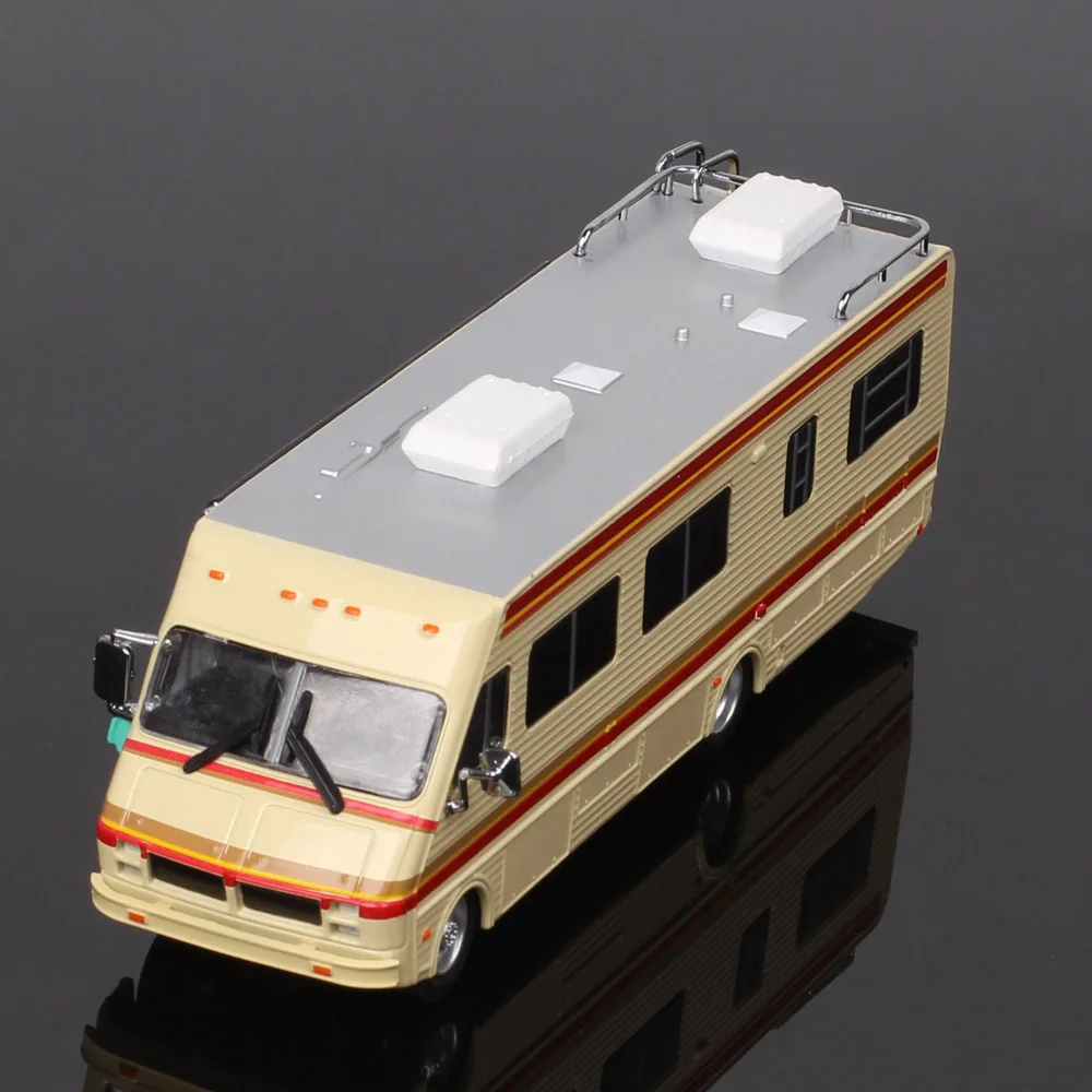 Fleetwood Bounder RV Car Modelo, Ônibus, Diecasts Brinquedo, Veículos Colecionáveis, Motorhome, O Navio Krystal Lembrança, Escala 1:64, 1986