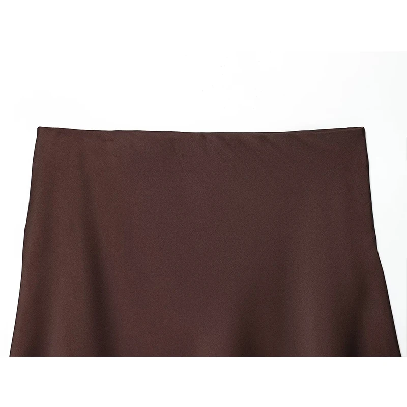 女性のスカート春 2026 新しいファッション非対称レース装飾弾性ウエストスカート女性シックなジョーカー若者ハイウエストスカート