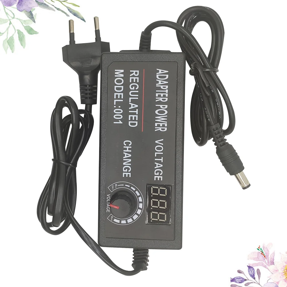 

Universal Adapter Thermostat Power Supply Adjustable Voltage with Screen