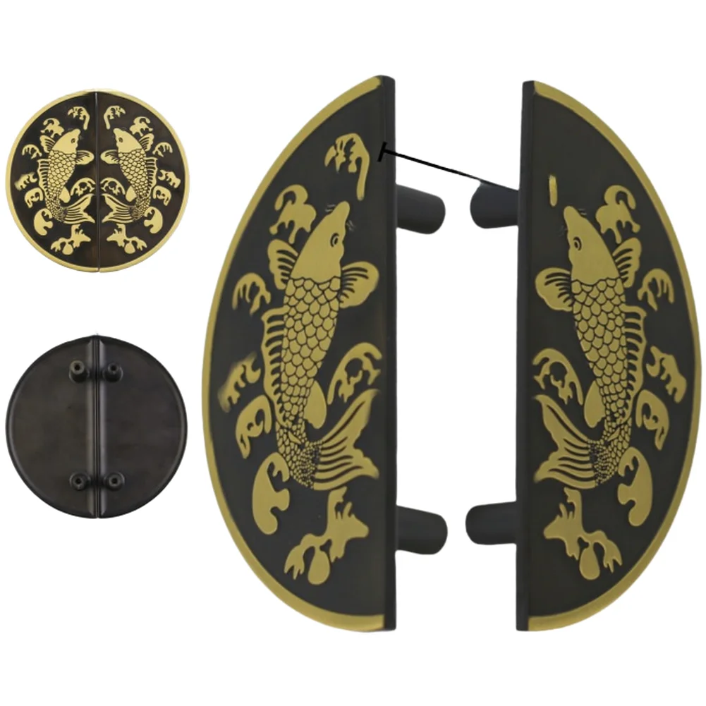 New Chinese Style Cabinet Door Handles Zinc Alloy Bow Shape Mount For Drawer Cupboard Wardrobe Furniture Hardware Accessories