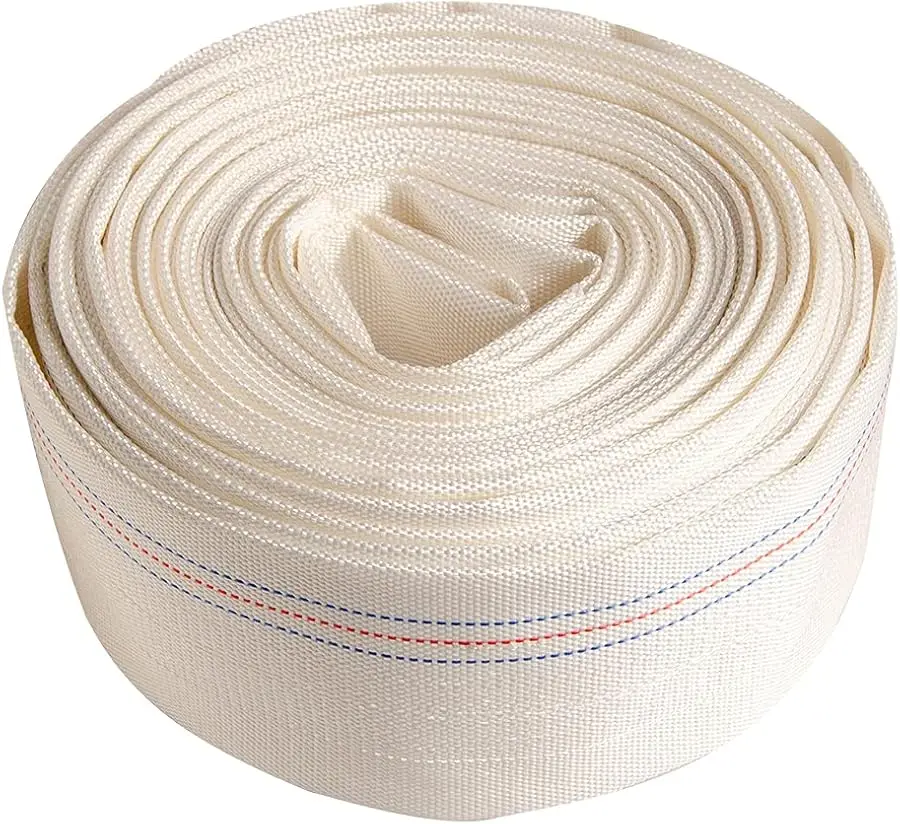 خرطوم غسيل عكسي لحمام السباحة PVC عالي التحمل مقاس 1.5 بوصة × 98.4 قدم، أنبوب تفريغ مياه مسطح للأغراض العامة للمياه Tr #1