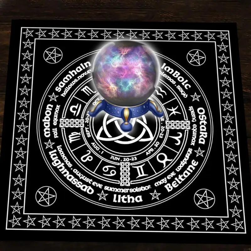 

X9ff квадратная форма маятник маятник алтарь табличка настольная игра для карты настольная карта руна настольная ткань