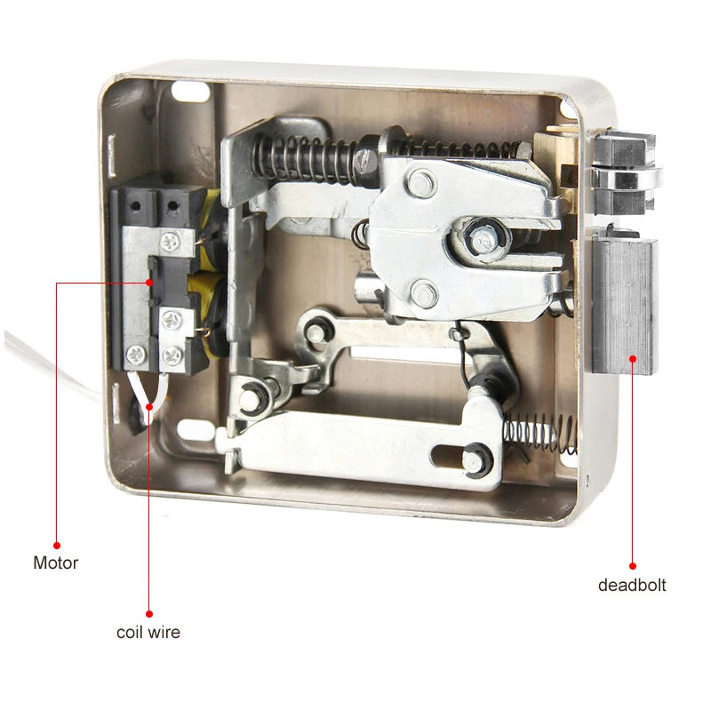 Anjielosmart Metal Electronic Control Lock Electric Gate Door Lock Support Video Intercom System Electronic Lock