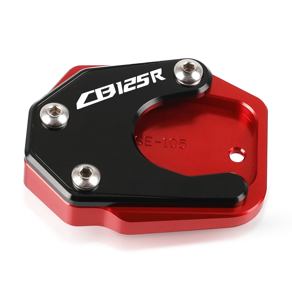 2023 For Honda CB125R CB 125 R Kickstand Side Stand Extension Foot Pad Support Plate Enlarge Base 2017 2018 2019 2020 2021 2022