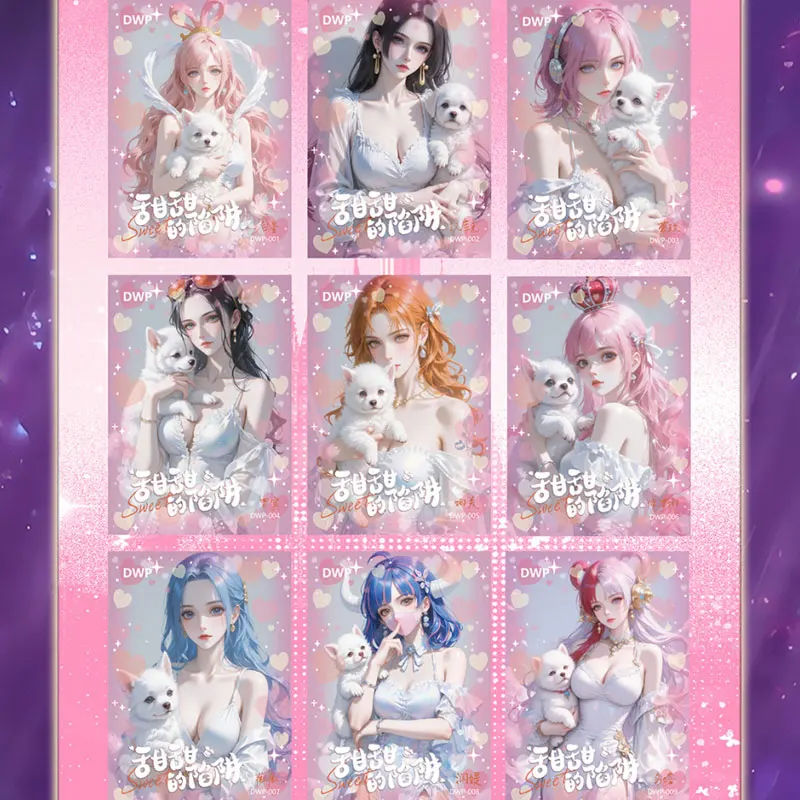 

Новейшая коробка-бустер для коллекционных карточек Goddess Story Waifu