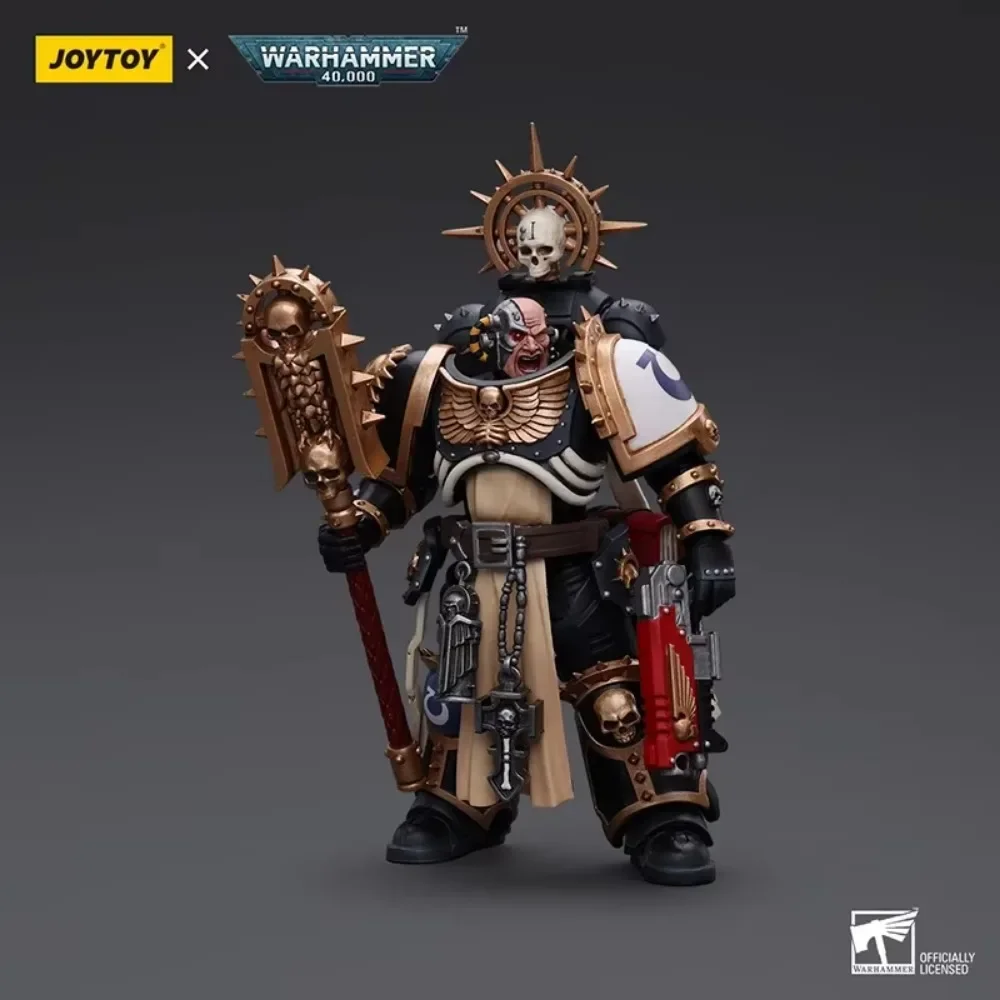 JOYTOY Warhammer 40K Action Figure Ultramarines Chaplain Indomitus Anime Model Collection Movable Joints Children Toy Gifts 1/18