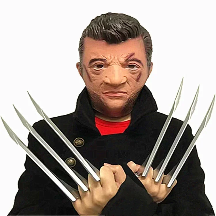 

Cosplay Costume Party Props 2Pcs/lot Cosplay 26cm Simulation X MAN Wolverine Claws X-men Weapons Fancy Dress Party Anime Stage S