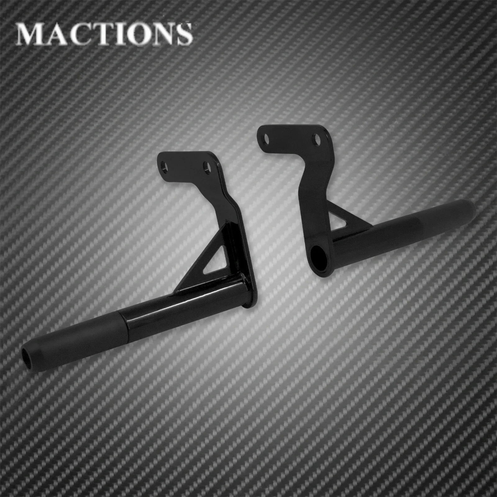 

Motorcycle Iron Black Truck Bumper Guard Rear Crash Bar Guard Protection For Harley Softail Standard Fat Boy Low Rider 2018-24