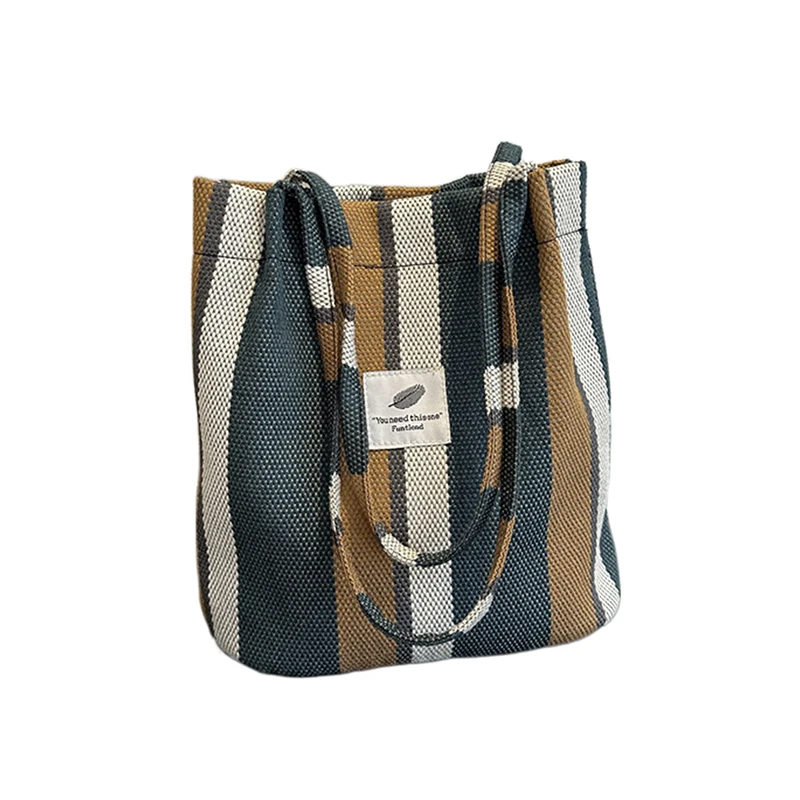 New Casual Large Capacity Handbag Totes For Women Big Size Checkered Handheld Single Shoulder Large Capacity Tote Women\'s Bag