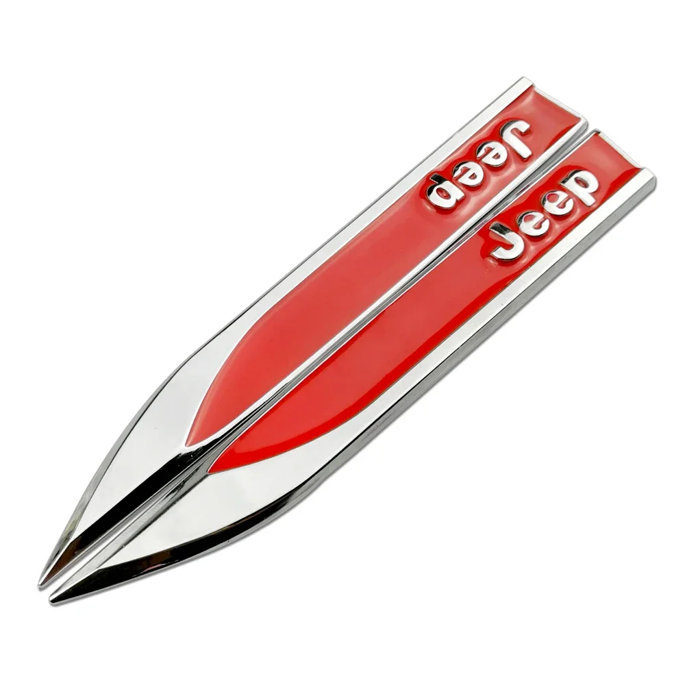 

Universal 3D Door Side Emblem Stickers for Jeep Renegade Compass Grand Cherokee Wrangler Avenger Wagoneer Gladiator Patriot