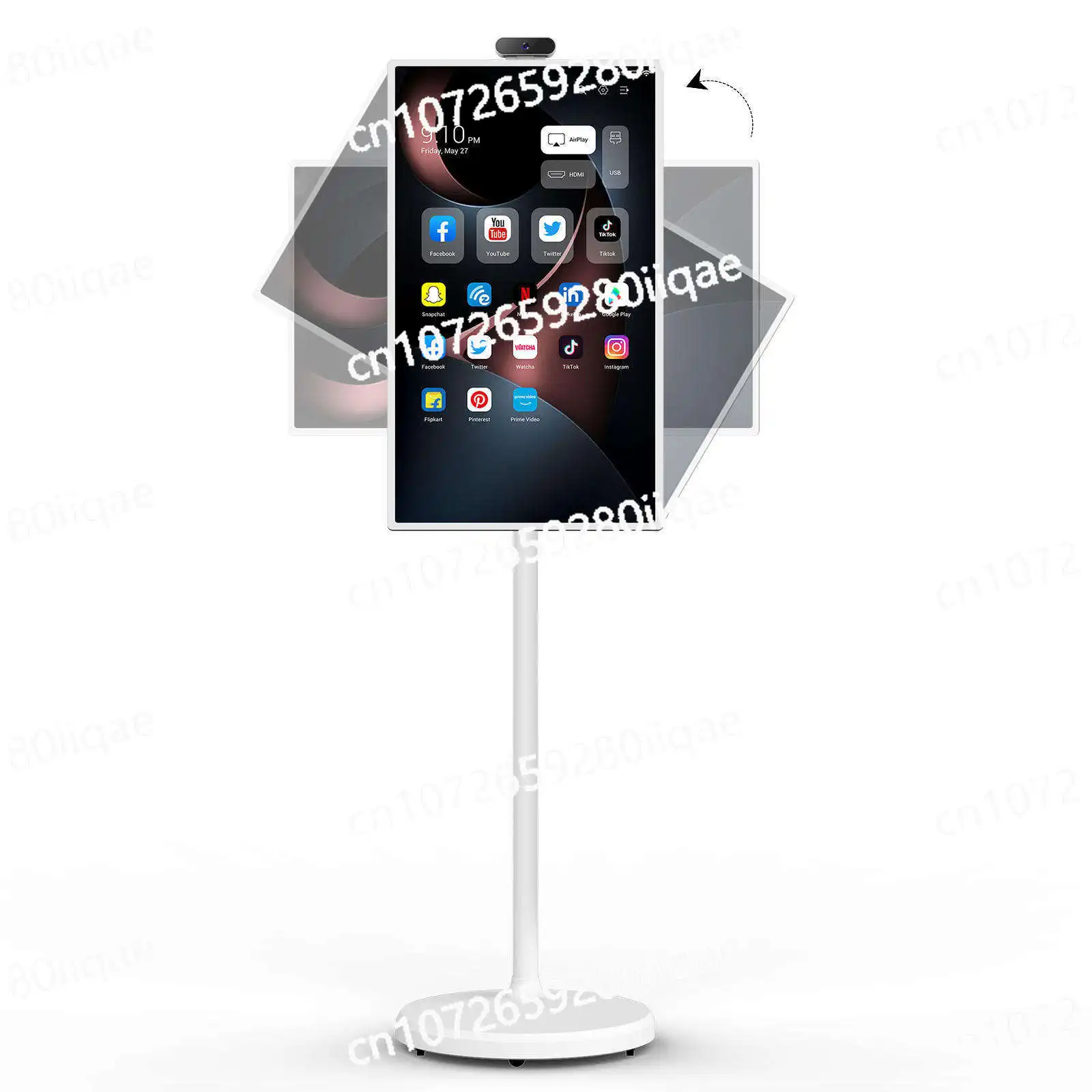 In Stock21.5 Inch Movable Touch Screen Rotating Smart Television Fitness Portable Monitors