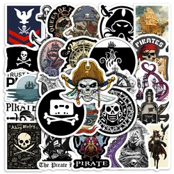 Cool Pirate Captain Stickers Classic Ship Sailing Decor DIY for Laptop Skateboard Luggage Diary Cup Fridge Phone Waterproof PVC