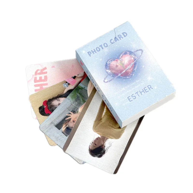 50 Pcs/Set Esther Yu Shuxin Laser Lomo Card My Journey To You Yun Weishan HD Photo Card Mini Collection Cards Cosply Gift