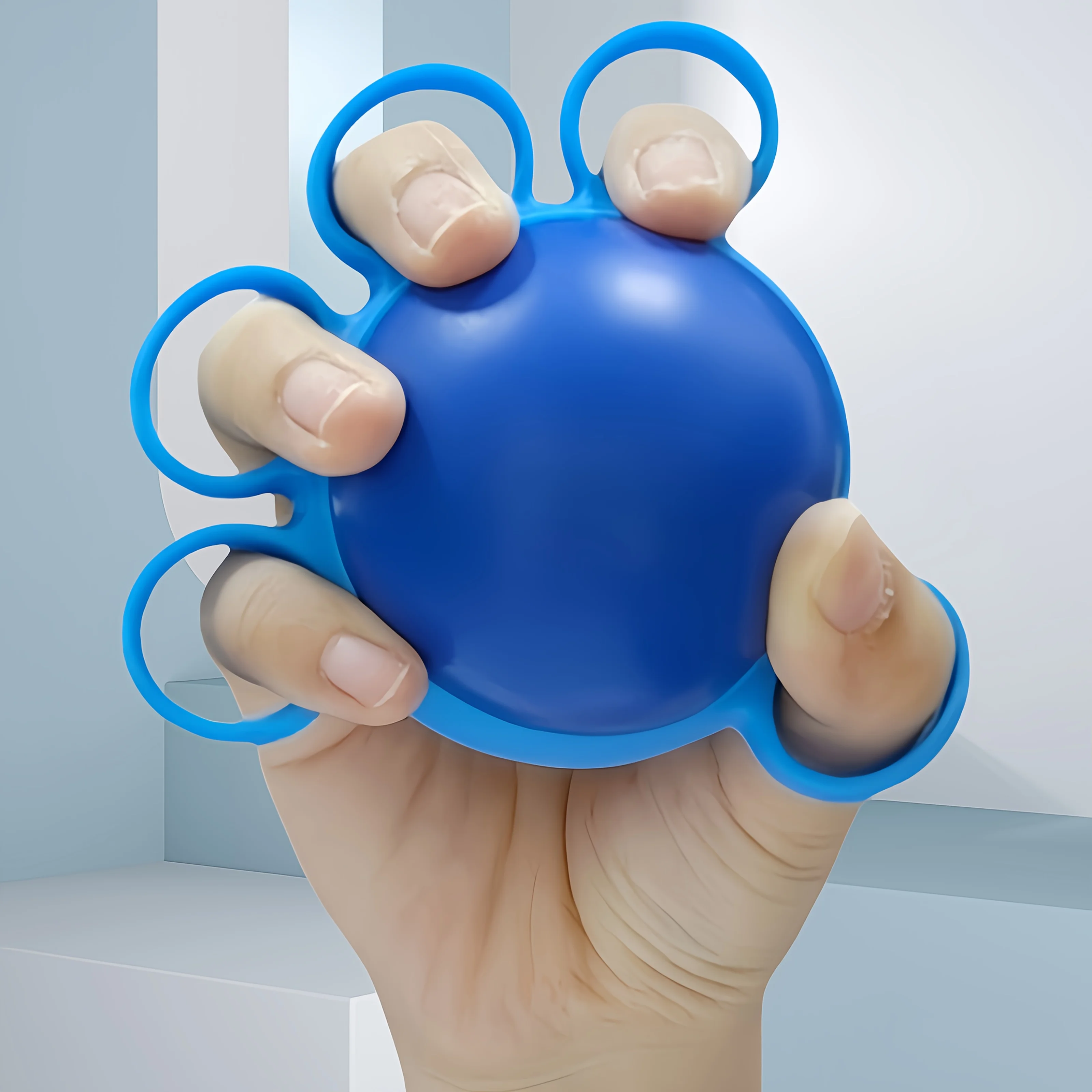 Handtherapie Griffstärker Ballstretcher Finger Fitness Armübung Muskel Relex Erholung Rehabilitation Griffausrüstung