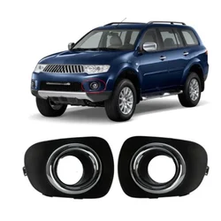 1 or 2 Pcs Chrome Fog Lamp Cover for Pajero Sport Front Light Cover for Montero Sport for Shogun Challenger 6400c179 A0k10894