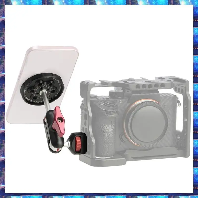 

2025 Magnetic Phone Holder For Magsafe To 1/4In-20 Arri Holes Tripod Mount Adapter For Iphone 15 14 Android Smartphone Tripod,Ma