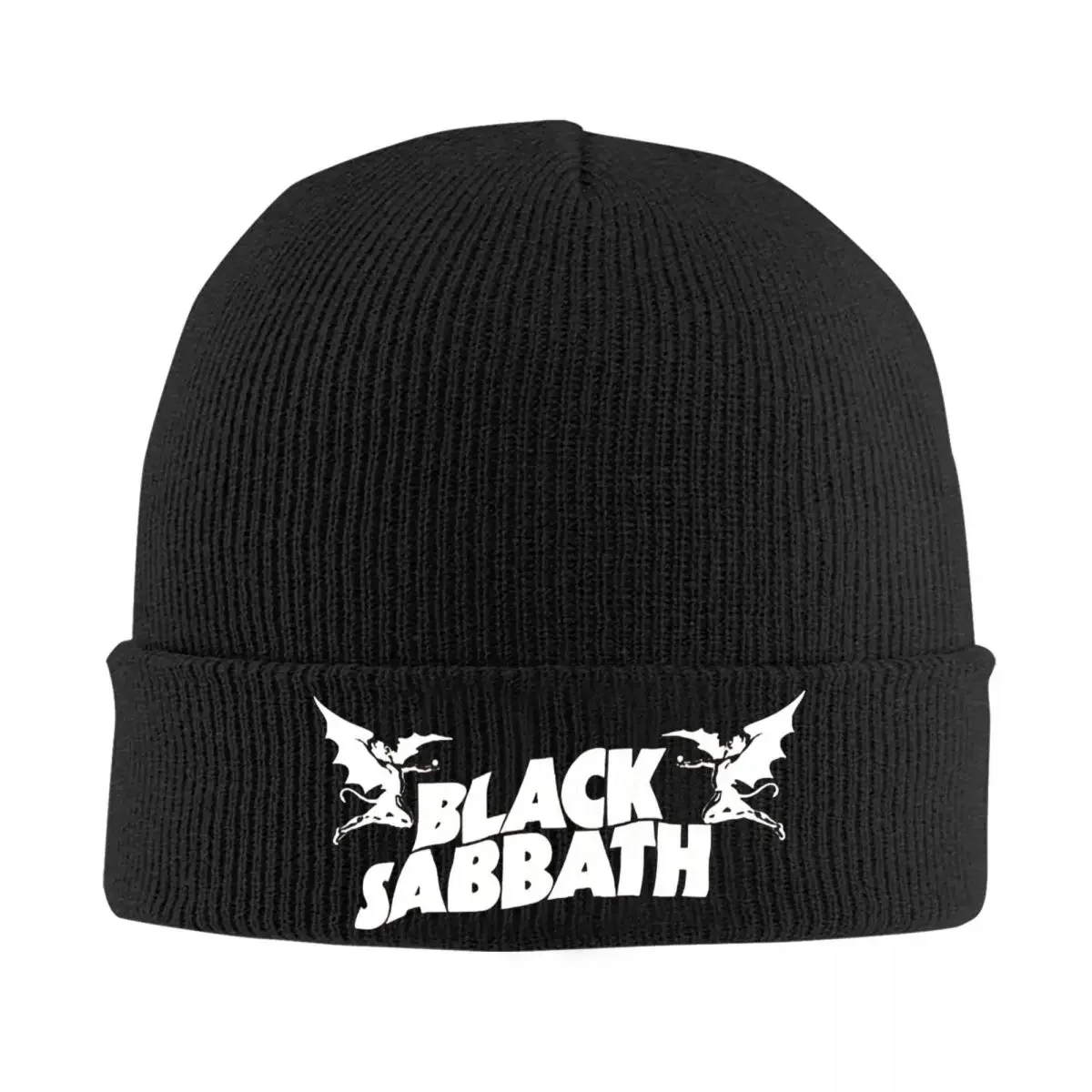 Black Sabbathe Beanie Hats rock band Funny Caps Men Women Unisex Gym Knit Hat Spring Pattern Warm Soft Beanie Hat