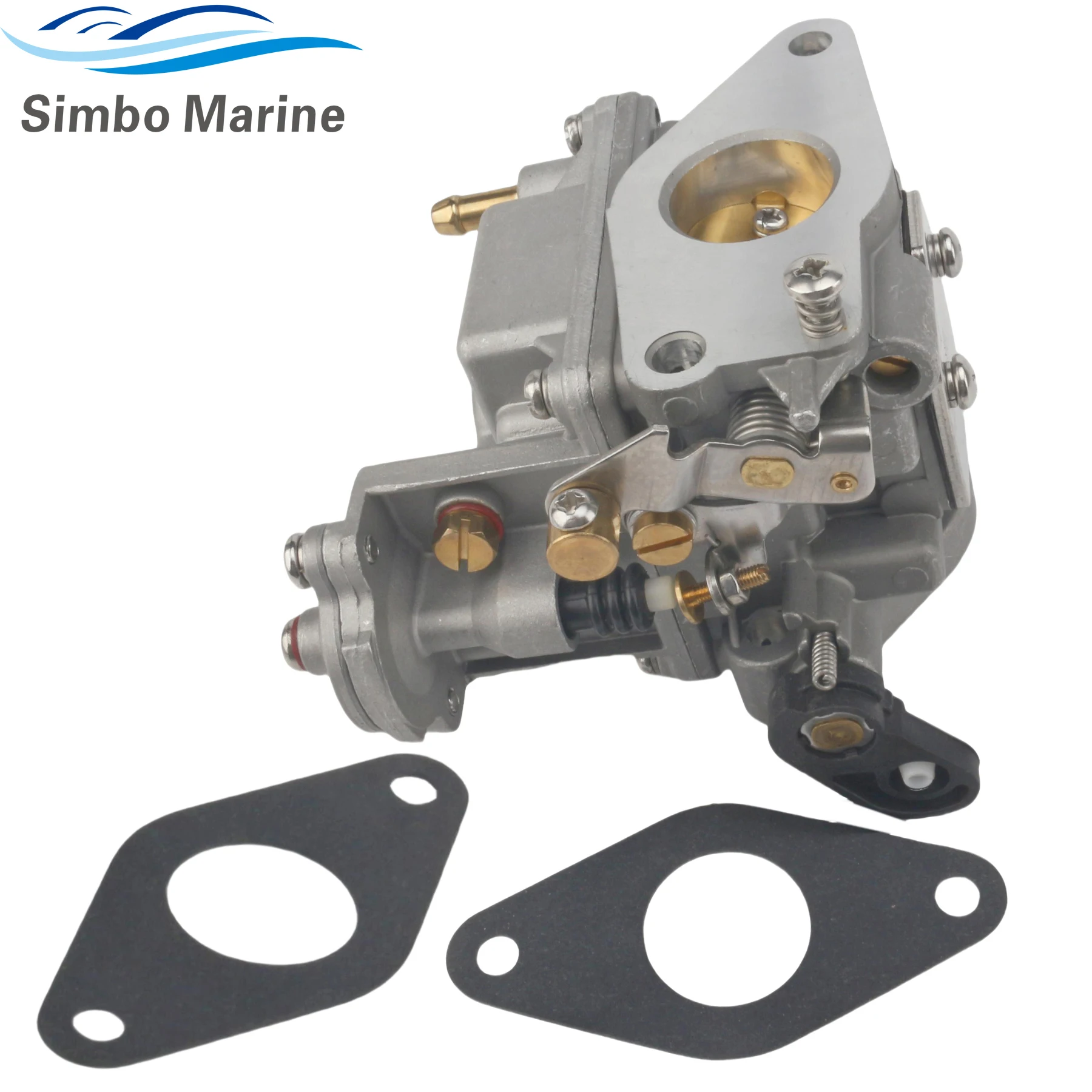 

6D4-14301-00 Boat Motor Carburetor Kit with Gasket for Yamaha Outboard Engine F15 15HP 4-Stroke 66M-14301-00 65W-14901-12